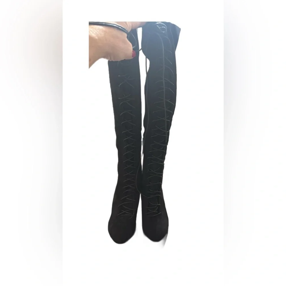 Charles (Charles David) peep toe mesh high heel bootie 7.5
NWOT - Picture 7 of 8